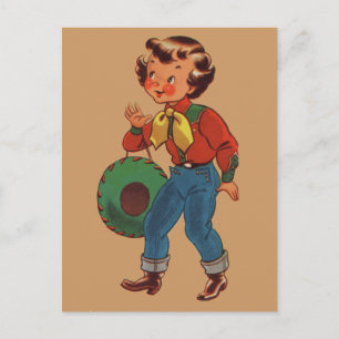 Betty the Cowgirl Postcard
