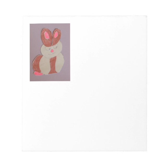 Betty the Rabbit Notepad (Front)
