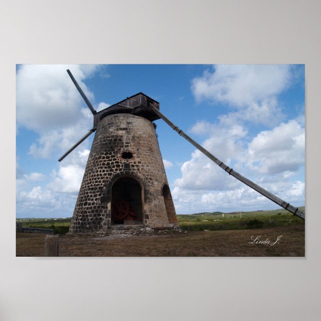 Bettys Hope in Antigua Canvas Print (Front)