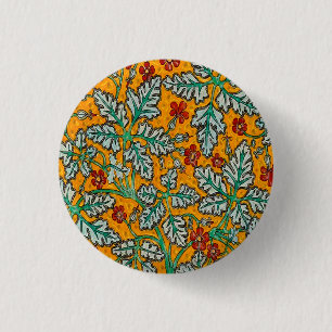 Betty's Yellow Flowers 3 Cm Round Badge