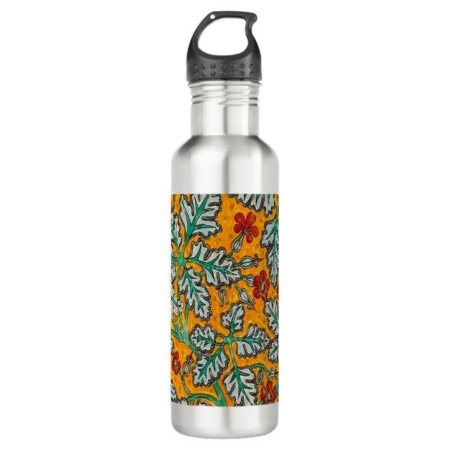 Betty's Yellow Flowers 710 Ml Water Bottle (Front)