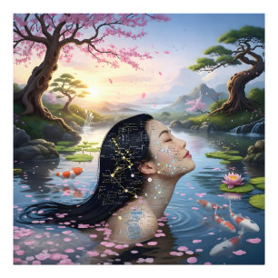 "Between Blossom and Formula"– A Digital Portrait Photo Print