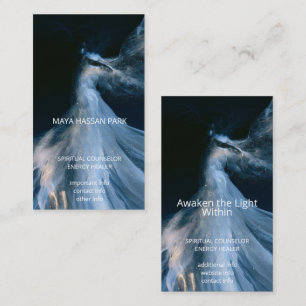 Between Earth and Stars Winged Angel Business Card