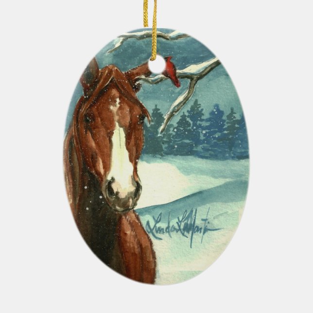 Between Friends  Christmas Ornament (Back)