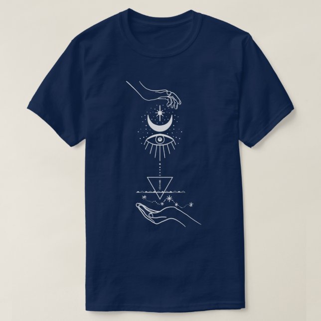 Between Heaven and Earth Magic Spell Collection Wh T-Shirt (Design Front)