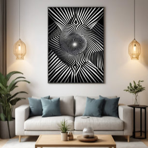 Between Lines and Dimensions Poster