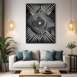 Between Lines and Dimensions Poster
