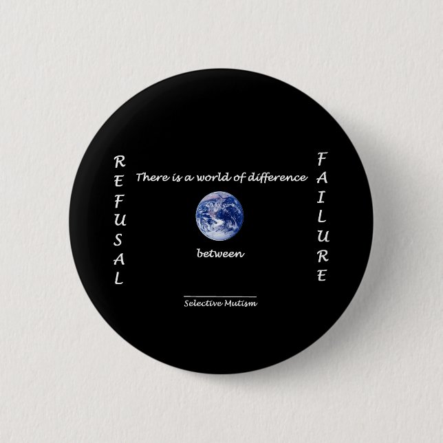 Between Refusal and Failure 6 Cm Round Badge (Front)