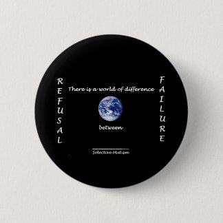 Between Refusal and Failure 6 Cm Round Badge