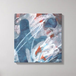Between the Noise Canvas Print