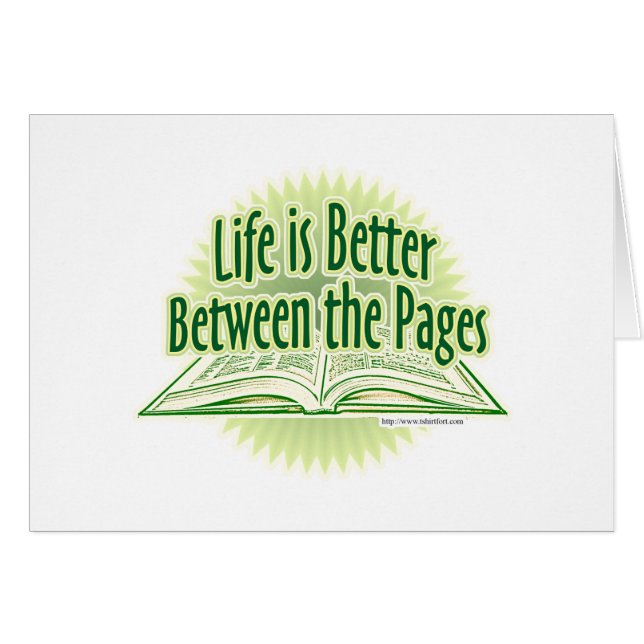 Between the Pages Green Style (Front Horizontal)