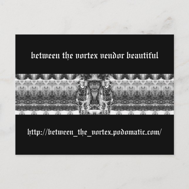between the vortex vendor beautiful postcard (Front)