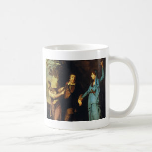 Between Tragedy And Comedy - David Garrick Coffee Mug