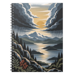 Between Two Storms Modern Nature Notebook