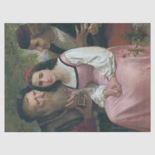 Between Wealth and Love (by Bouguereau) Tissue Paper