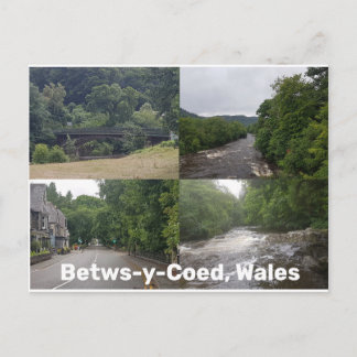 Betws-y-Coed, Wales Postcard