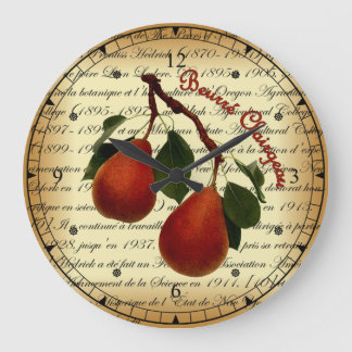 Beurré Clairgeau Pear ~ Ulysses Prentiss Hedrick ~ Large Clock