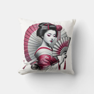 Beutiful Geisha Cushion
