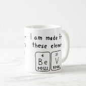Bev periodic table name mug (Front Right)