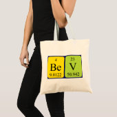 Bev periodic table name tote bag (Front (Product))