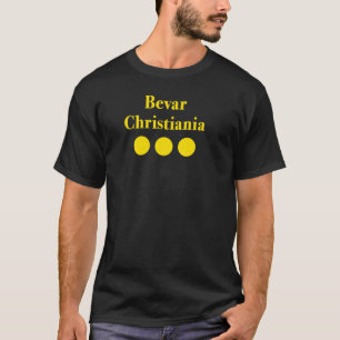 BEVAR CHRISTIANIA Flag of Freetown Christiania Cop T-Shirt