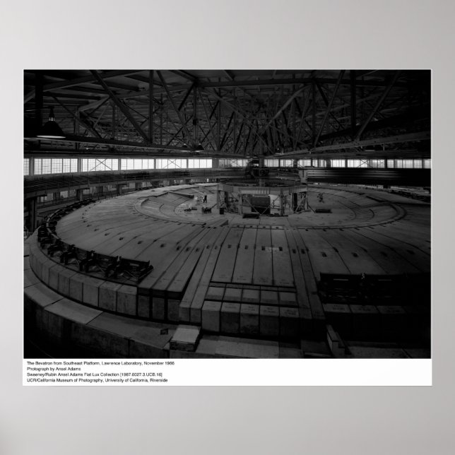 Bevatron from Southeast Platform, 1966 Poster (Front)