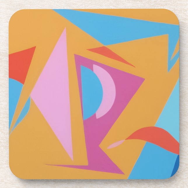 Beverage Coaster - Beautiful and Vibrant Colours!  (Front)