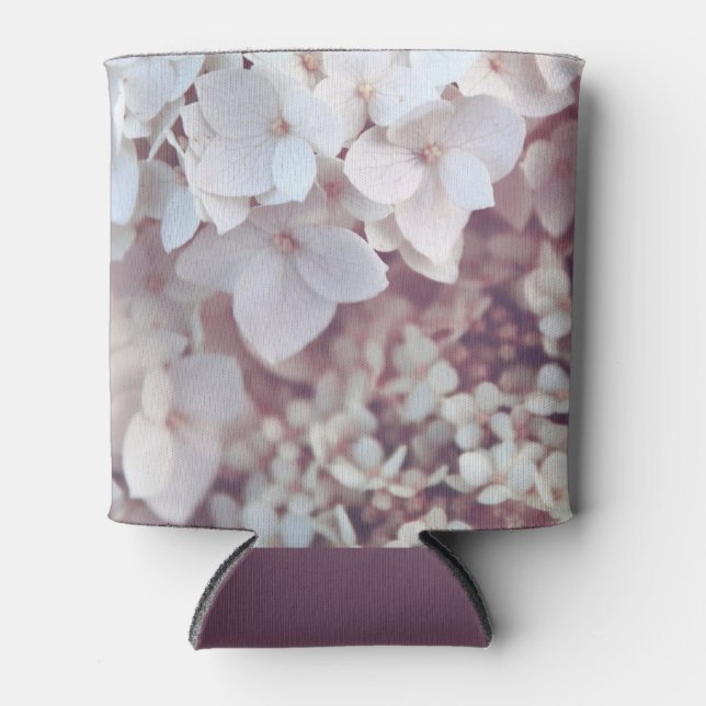 Beverage Cooler Blush Pink Hydrangea Botanical (Front)