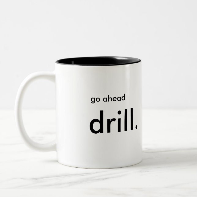 Beverage Mug for the Oil and Gas Industry (Left)