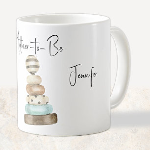 Beverage Mug Mother-to-Be Vintage Stack Rings Toy