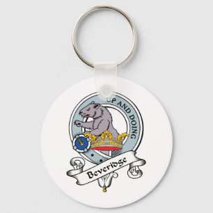 Beveridge Clan Badge Key Ring