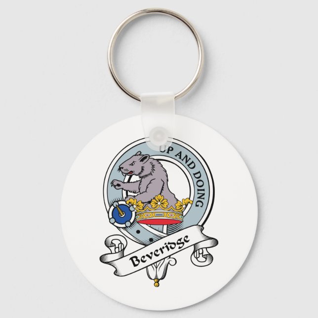 Beveridge Clan Badge Key Ring (Front)