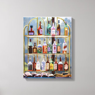 Beverly Hills Bottlescape Canvas Print