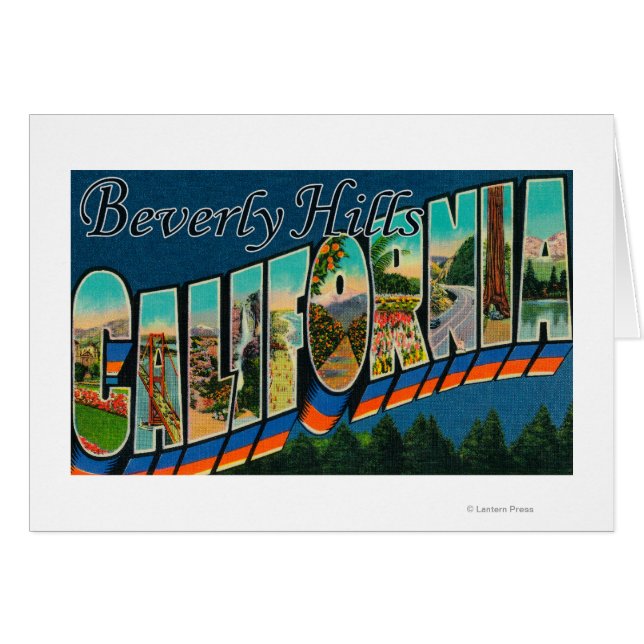 Beverly Hills, California - Large Letter Scenes (Front Horizontal)