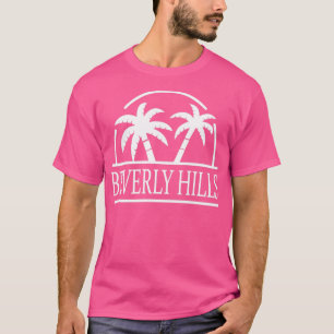 Beverly Hills California Palm Trees Graphic T-Shirt