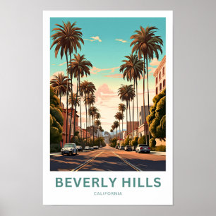 Beverly Hills California Travel Print