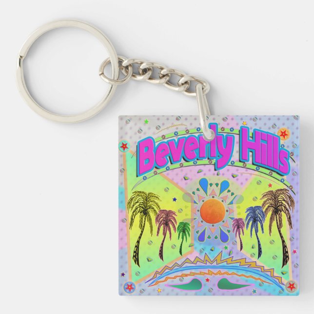 Beverly Hills Calm Desire Keychain (Front)