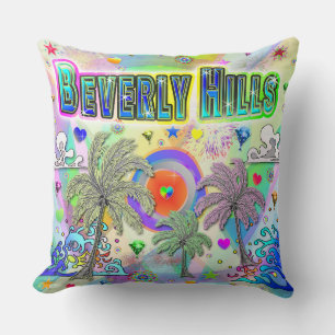 Beverly Hills Deep Dream Pillow