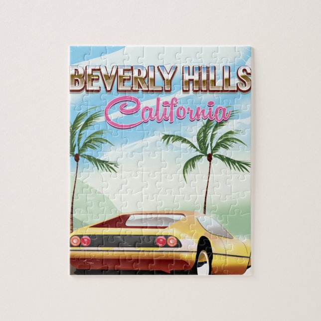 Beverly Hills holiday poster Jigsaw Puzzle (Vertical)