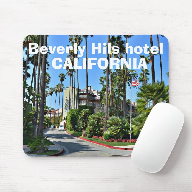 Beverly hills hotel ,Las Angeles California  Mouse Mat (With Mouse)