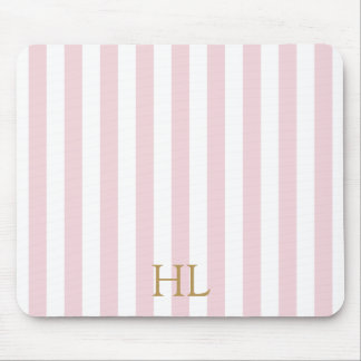 Beverly Hills Hotel Pink Stripe Mouse Mat