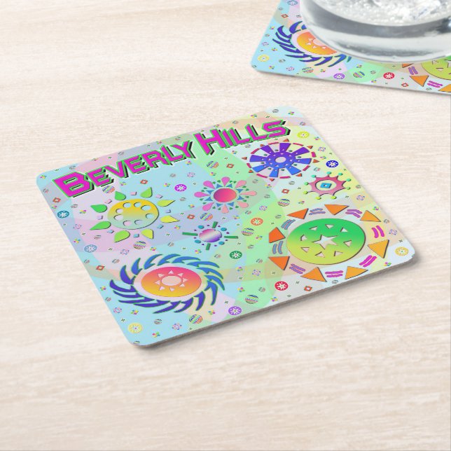 Beverly Hills Seven Suns & Energy Coaster (Angled)