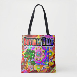 Beverly Hills Tropical Friends Tote Bag