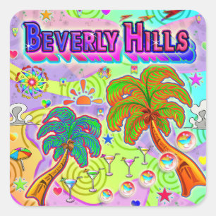 Beverly Hills Vacation Target Sticker