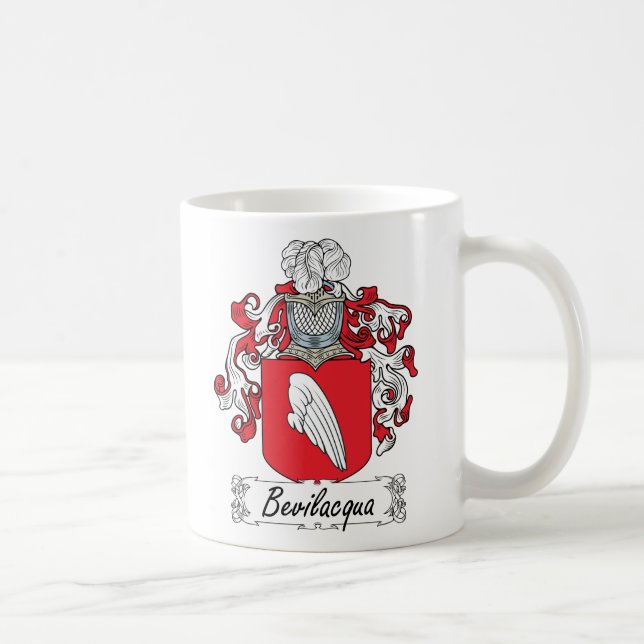 Bevilacqua Family Crest Coffee Mug (Right)