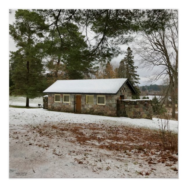 Bewabic State Park, Crystal Falls, MI Poster (Front)