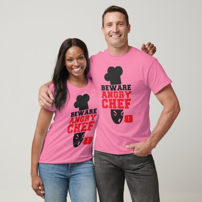 BEWARE ANGRY CHEF! cook cooking T-Shirt (Unisex)