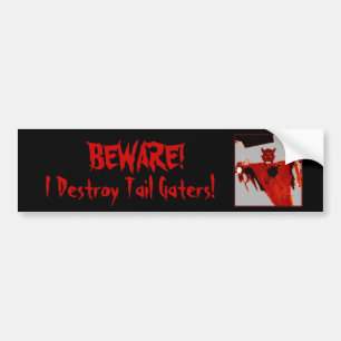 'Beware!' Bumper Sticker