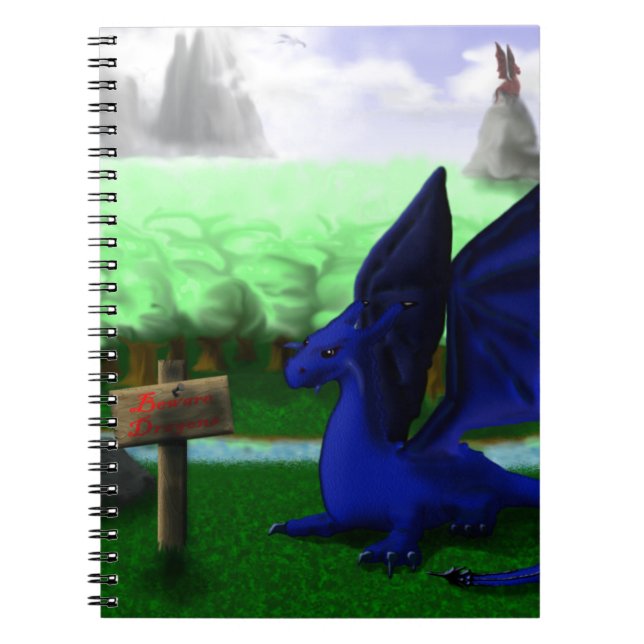 Beware, Dragons Notebook (Front)