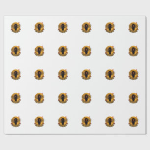 Beware Halloween Coffin Pumpkin Vintage Shirt Desi Wrapping Paper